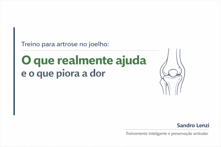 Treino para artrose de joelho