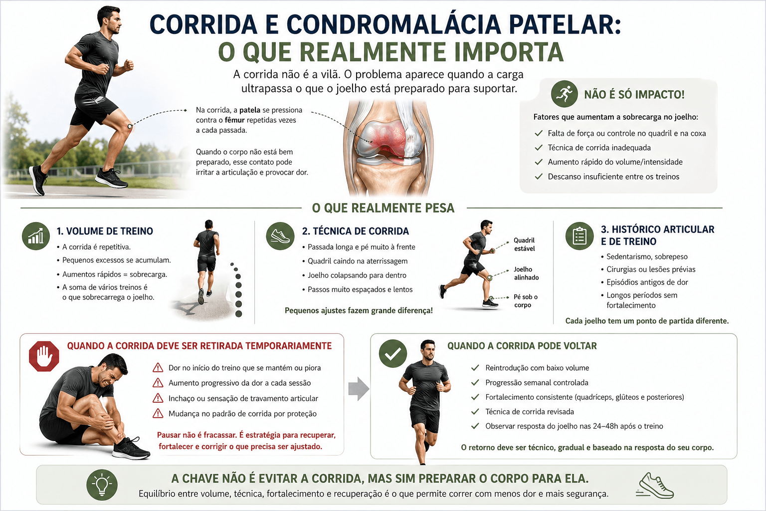 Corrida e condromalácia patelar