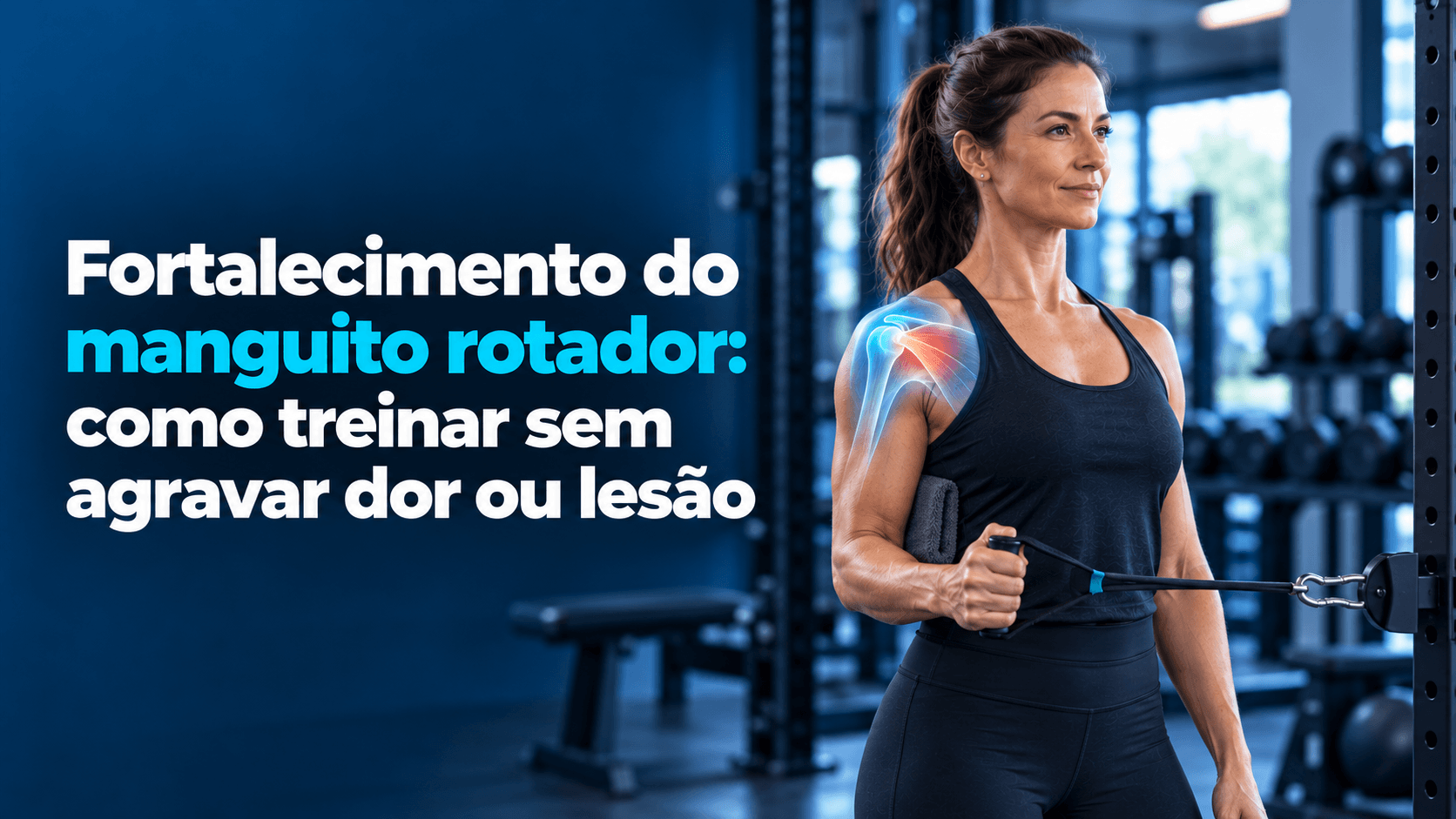 Fortalecimento do manguito rotador: como treinar sem agravar dor ou lesão