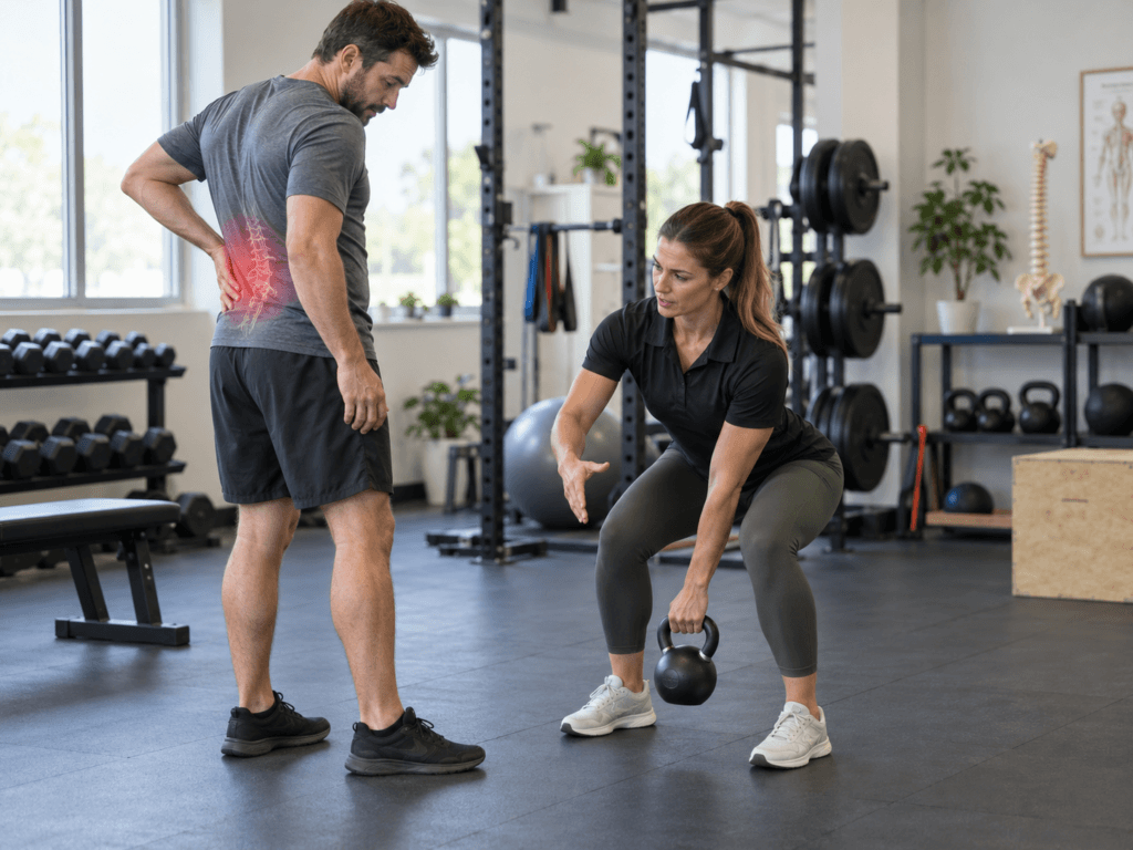 Dor nas costas depois da musculação 3