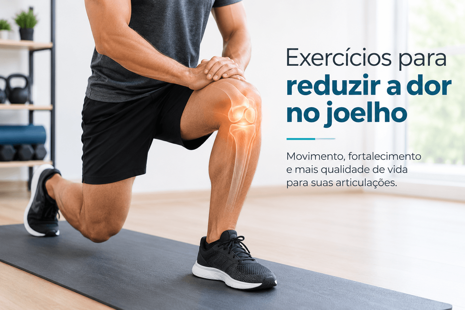 Exercícios para reduzir a dor no joelho D