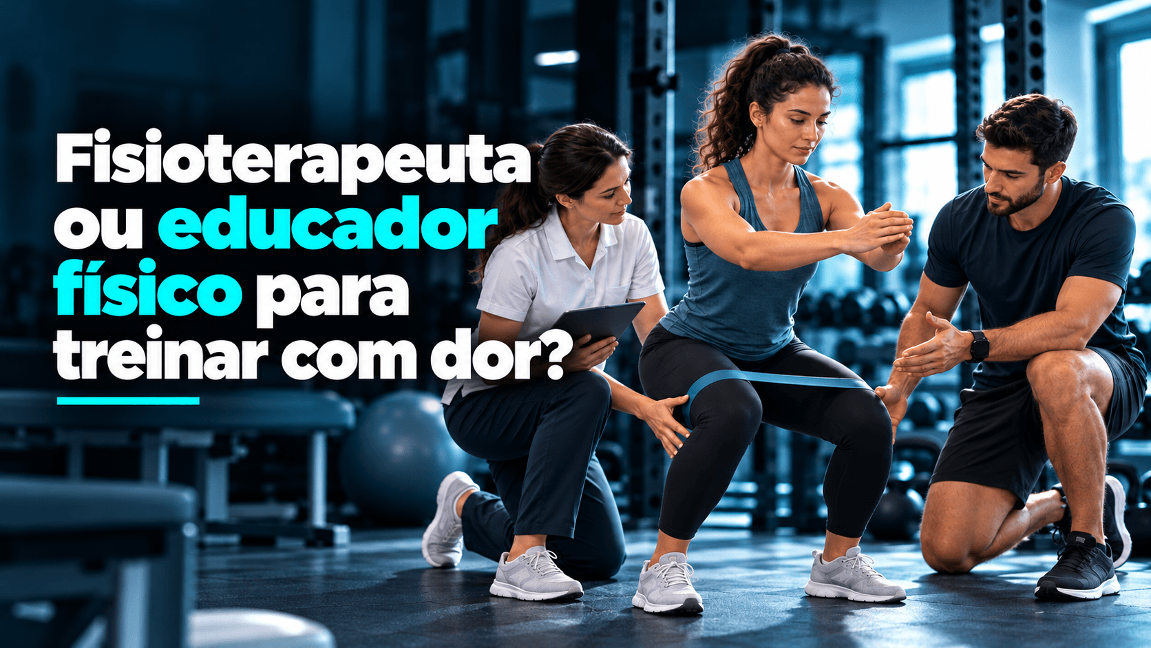 Fisioterapeuta ou educador físico para treinar com dor?